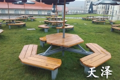 郑州防腐木桌椅